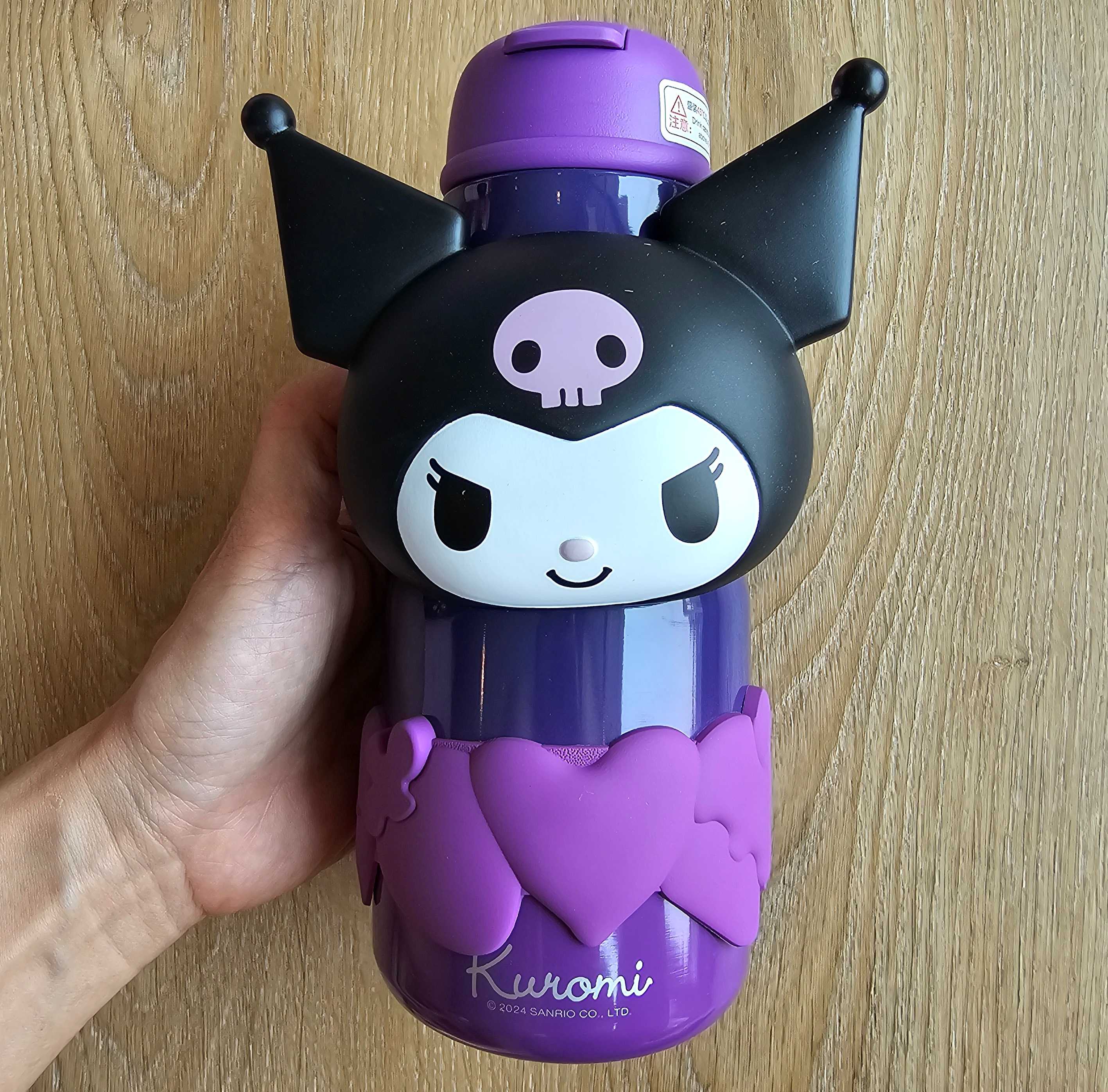 กระติกน้ำสแตนเลสเด็ก Kuromi