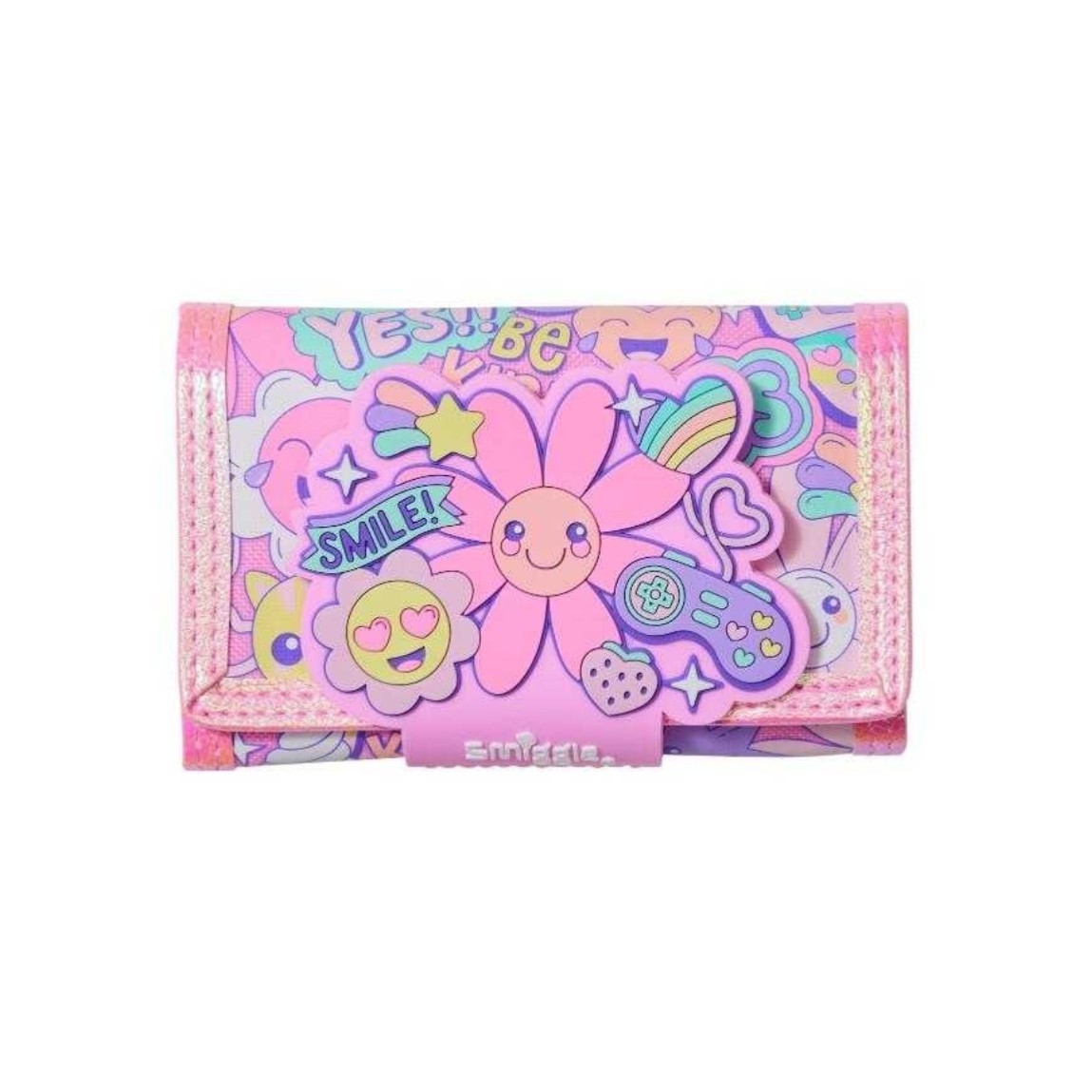 พร้อมส่งในไทย💖 Smiggle Wallet กระเป๋าตังค์ กระเป๋าเงิน ลายทานตะวัน รุ่นไม่มีสาย ของแท้🎁