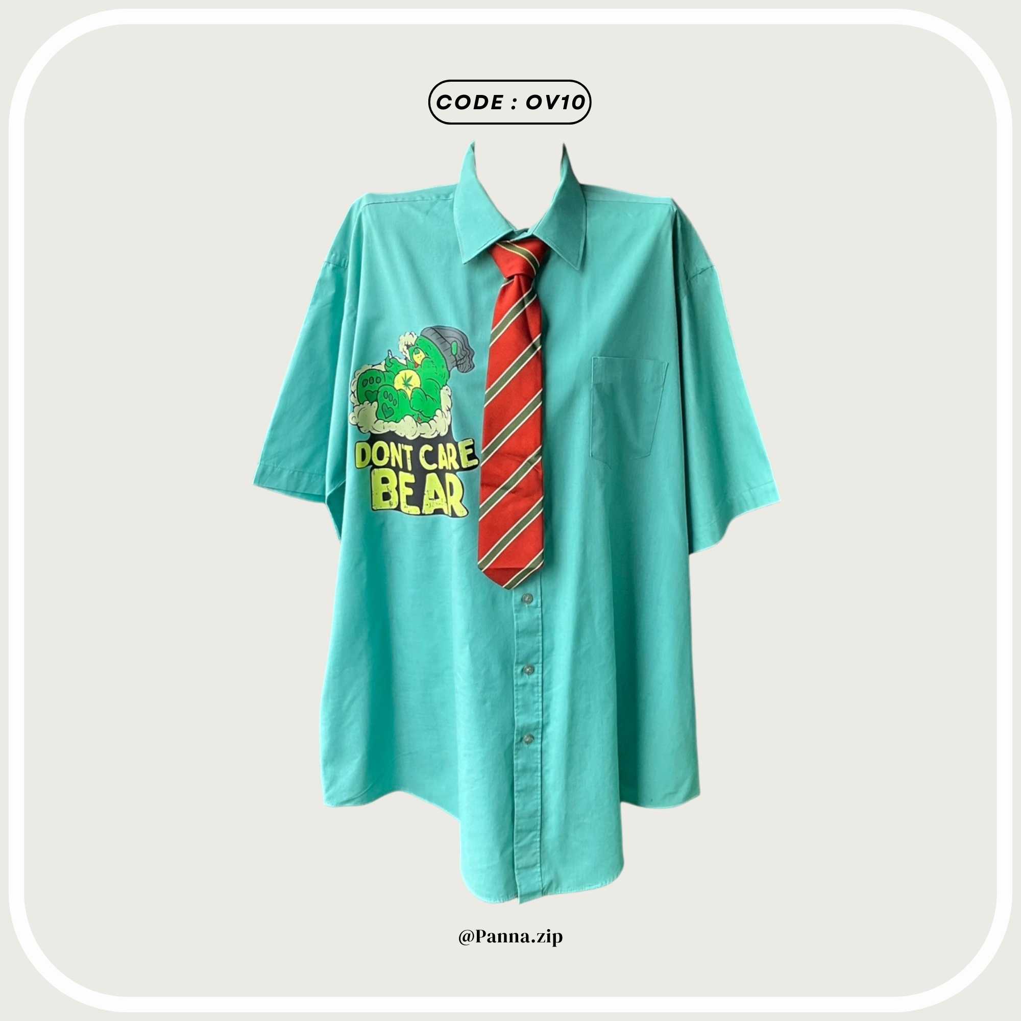 OV10 : Shirt oversize + Necktie