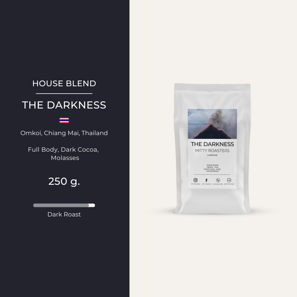 Mitty Roasters - The Darkness House Blend 250g. (คั่วเข้ม)