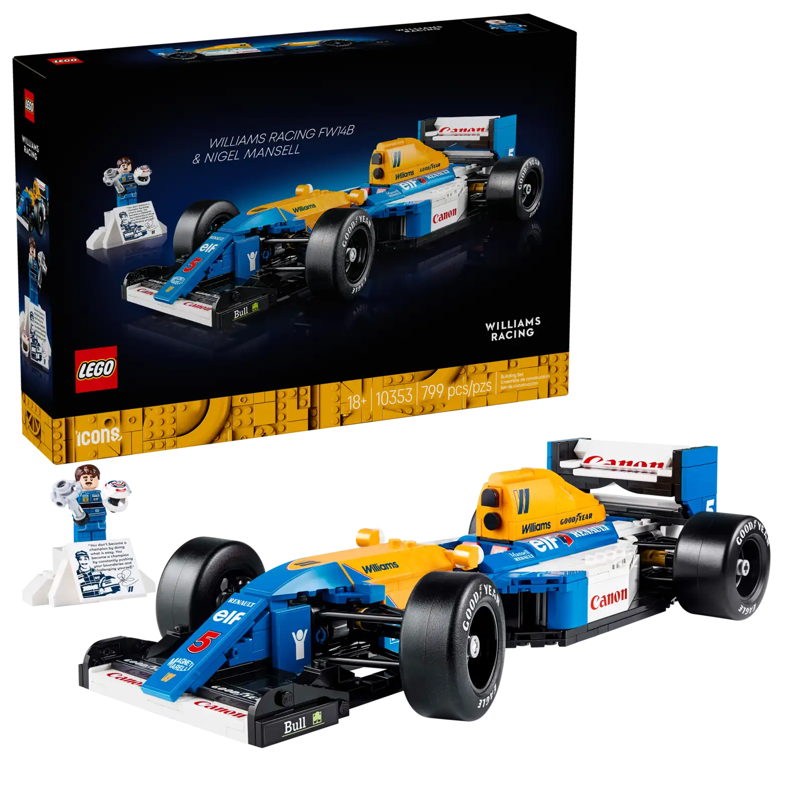 LEGO 10353 Williams Racing FW14B & Nige..(สินค้าซื้อแล้วไม่รับเปลี่ยนคืน)