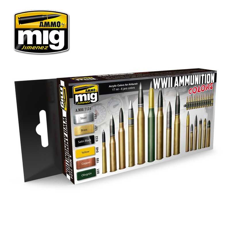 AMIG7124 WWII AMMUNITION COLORS