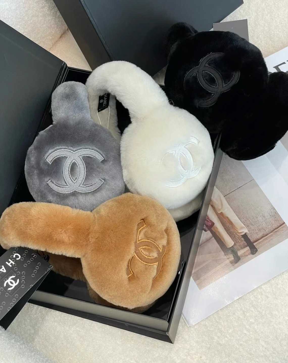 CHANEL CC SHERLING EARMUFFS 2024 EDITION 
