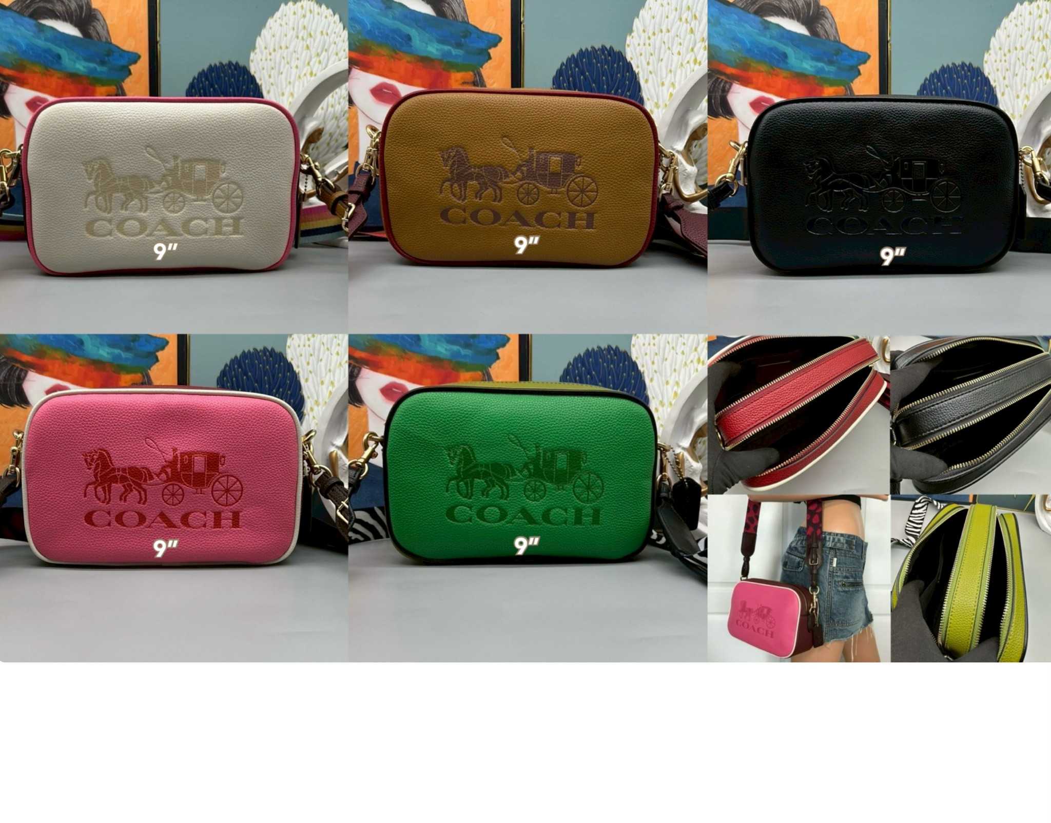 กระเป๋าสะพายพาดลำตัว COACH JES CROSSBODY IN COLORBLOCK (COACH F72704)