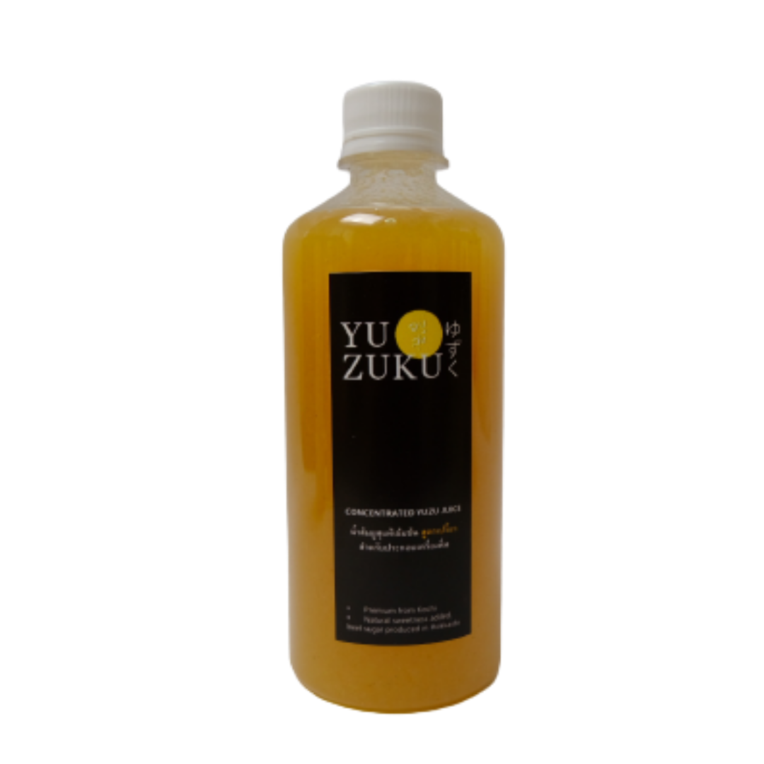 YUZU Concentrate น้ำส้มยูสุแท้แบบเข้มข้น สูตรเปรี้ยว  480 ml. (สูตร 2.2)
