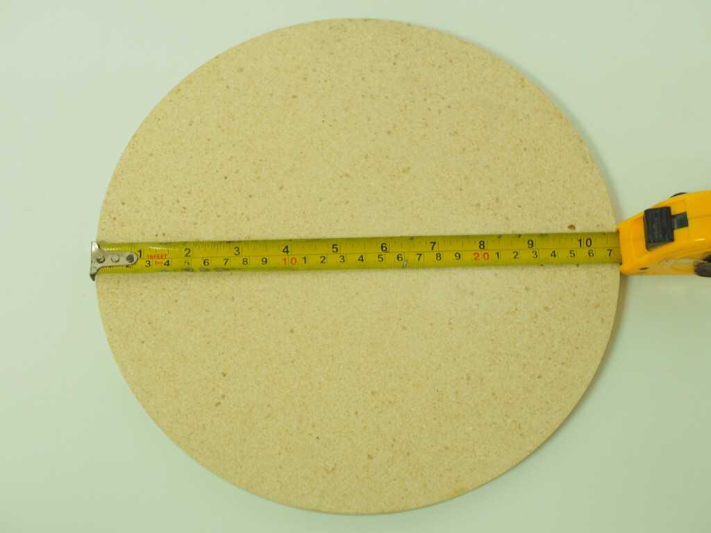 BATT COR.(ROUND) 270X10 MM. แผ่นทนไฟคอร์เดียไรด์