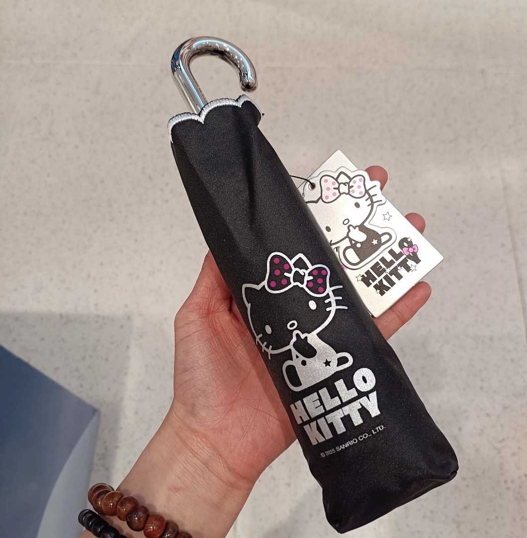 HELLO KITTY BLACK UMBRELLA