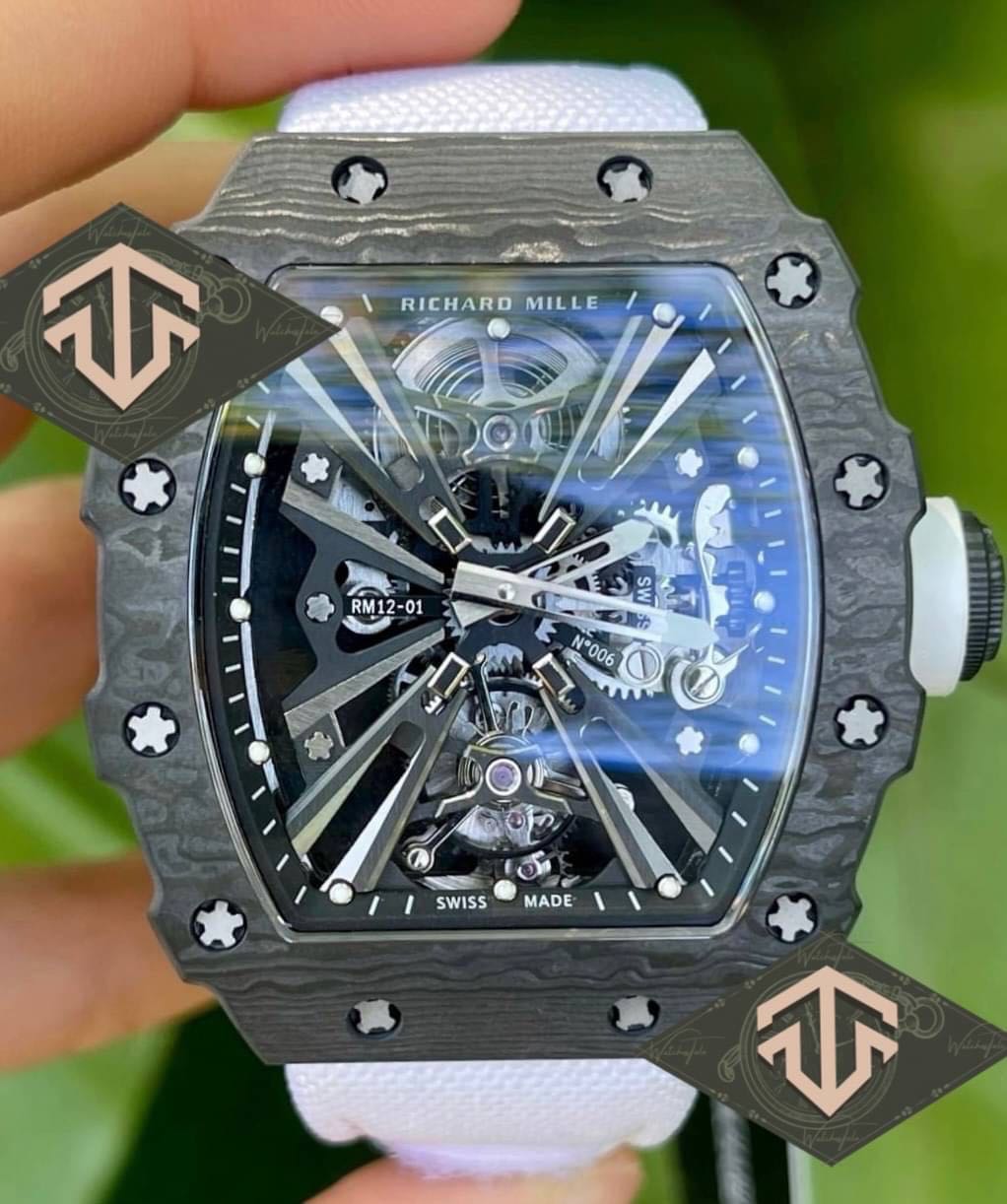 Richard Mille Rm12-01 Carbon Tourbillon White RM