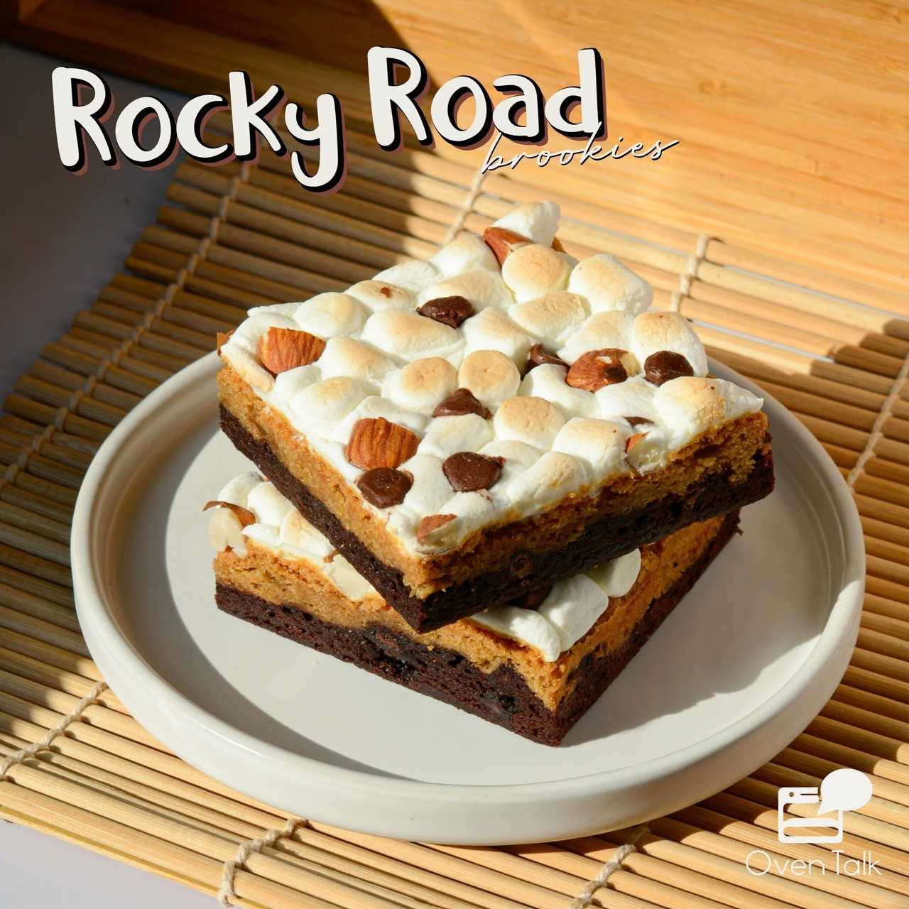 Rocky road Brookie ขนาด 3x3 นิ้ว
