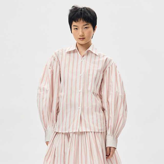 [ASV AW26] Striped Oversized Shirt