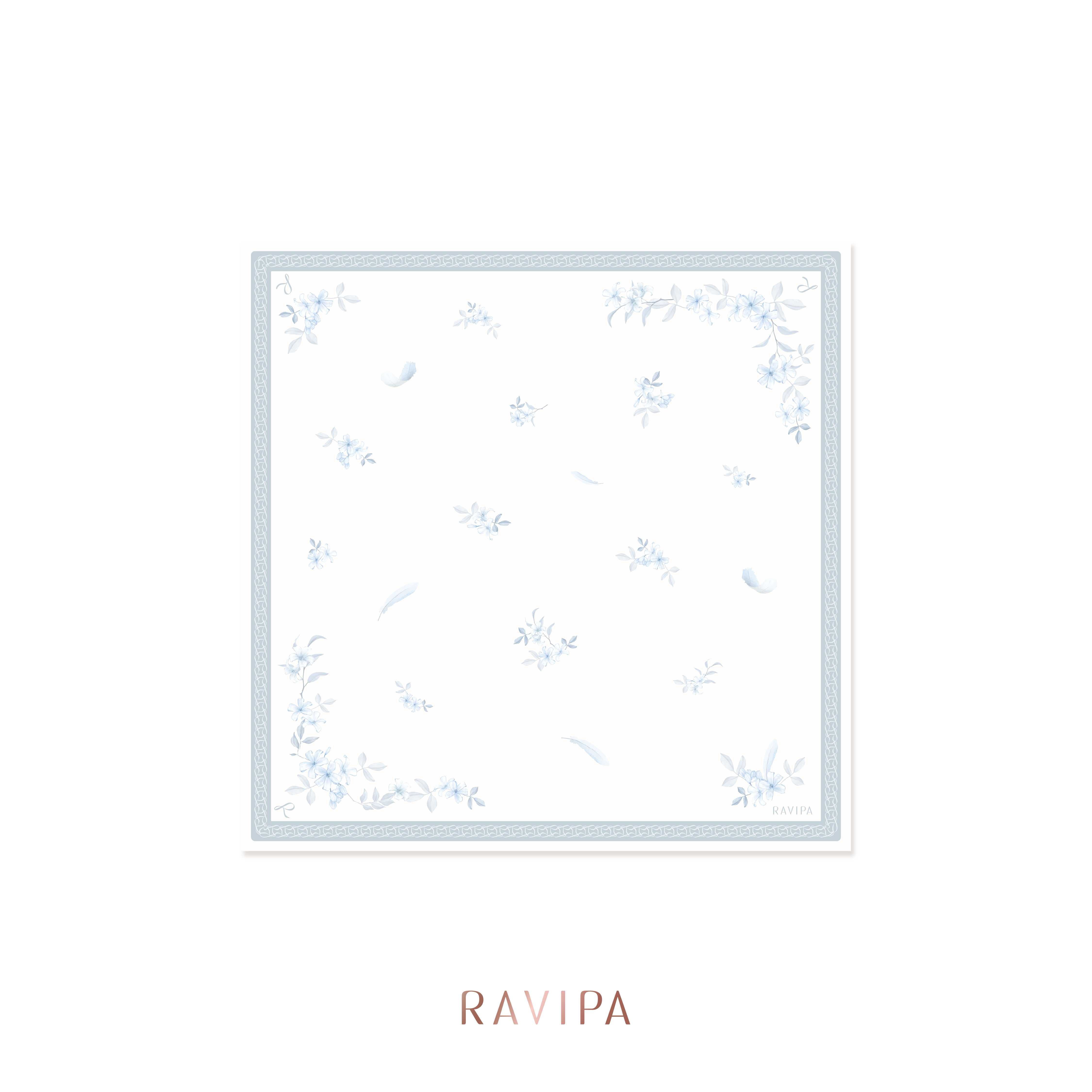 RAVIPA | Orange Jasmine Scarf - ผ้าพันคอ