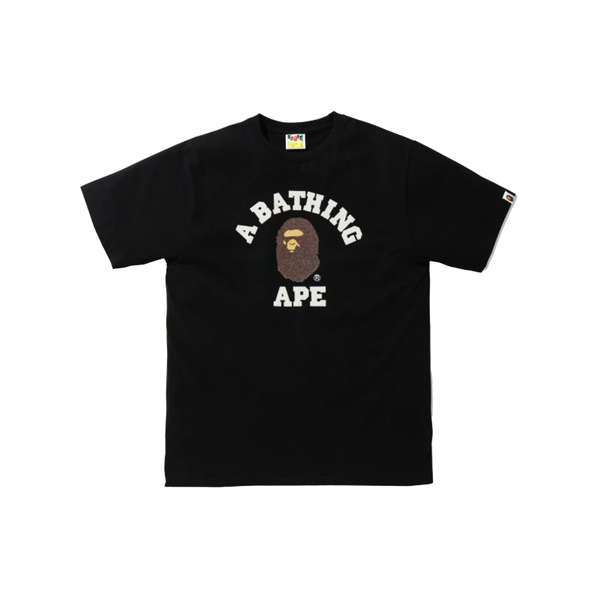 Bape College Tee Black