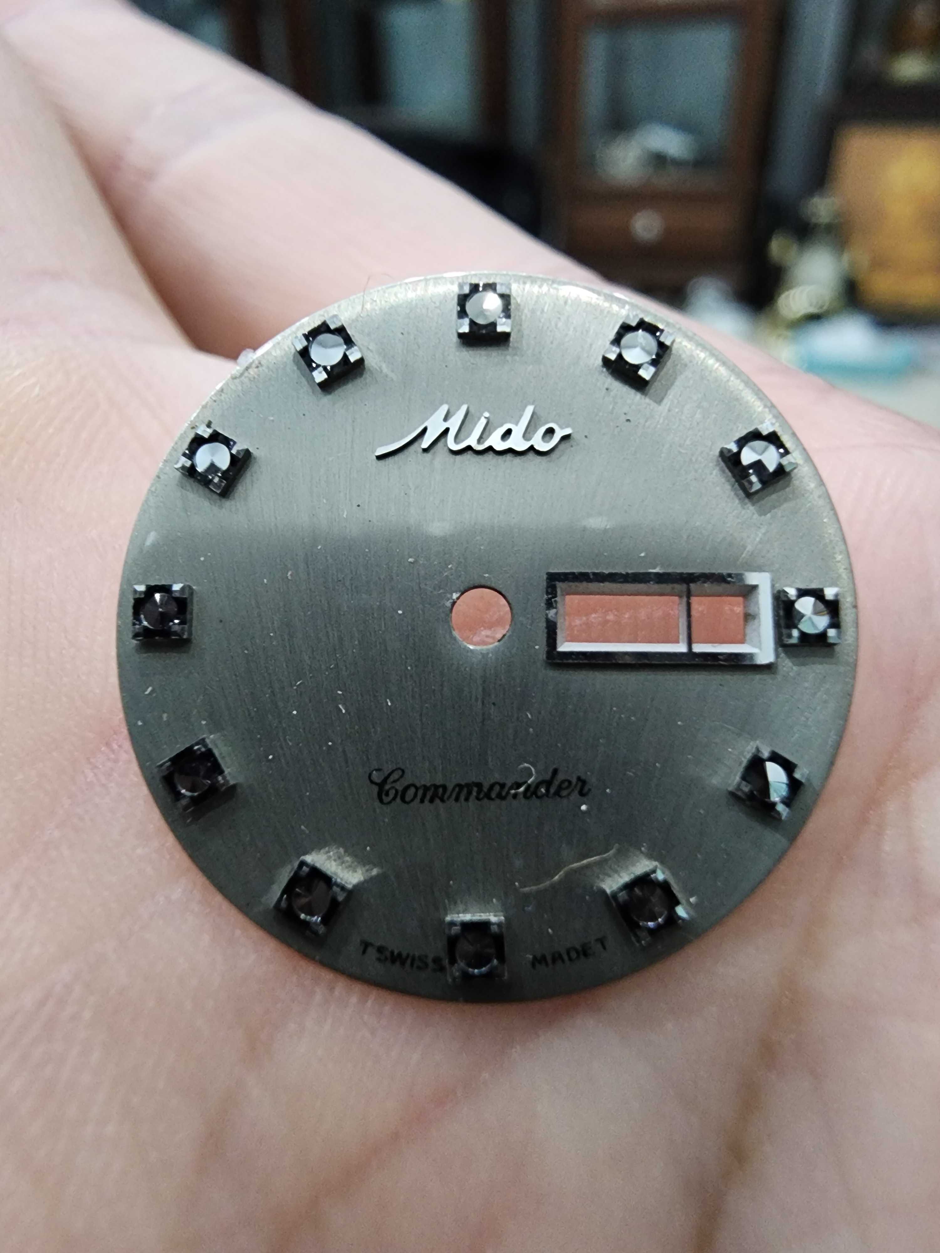 หน้าปัดนาฬิกา ยี่ห้อ MIDO เก่าเก็บเดิมๆ สวย หายาก SWISS MADE ใหม่ๆ ผู้หญิงเล็ก พร้อมส่ง