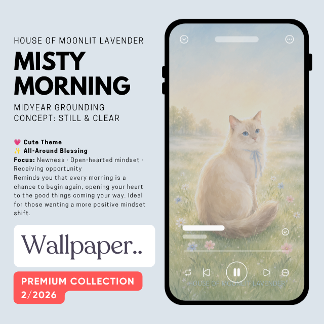 วอลเปเปอร์พรีเมี่ยมคอลเลกชั่น 2/2026 | MISTY MORNING