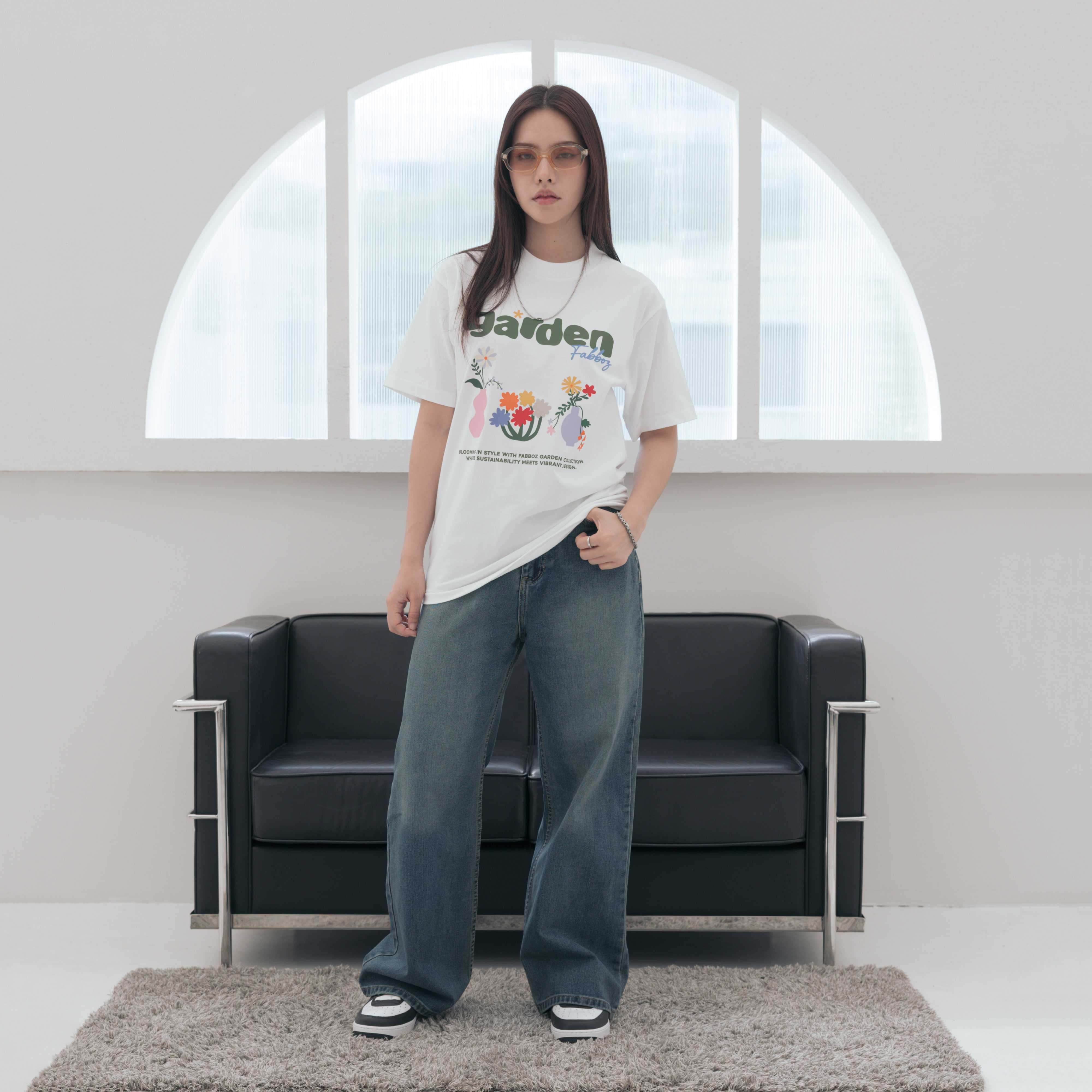 FABBOZ กางเกงยีนส์ BAGGY JEANS