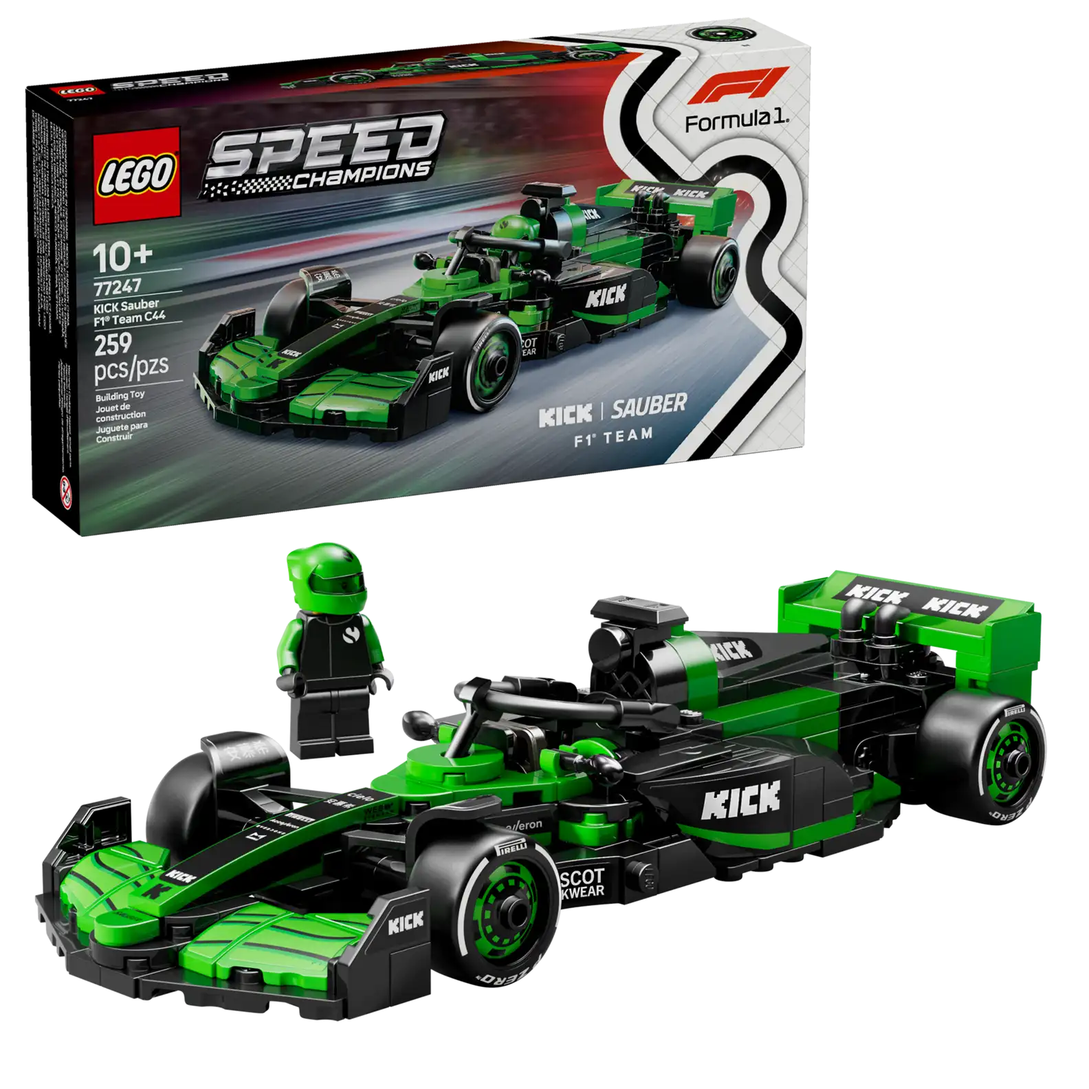 LEGO 77247 KICK Sauber F1® Team C44 Rac..(สินค้าซื้อแล้วไม่รับเปลี่ยนคืน)