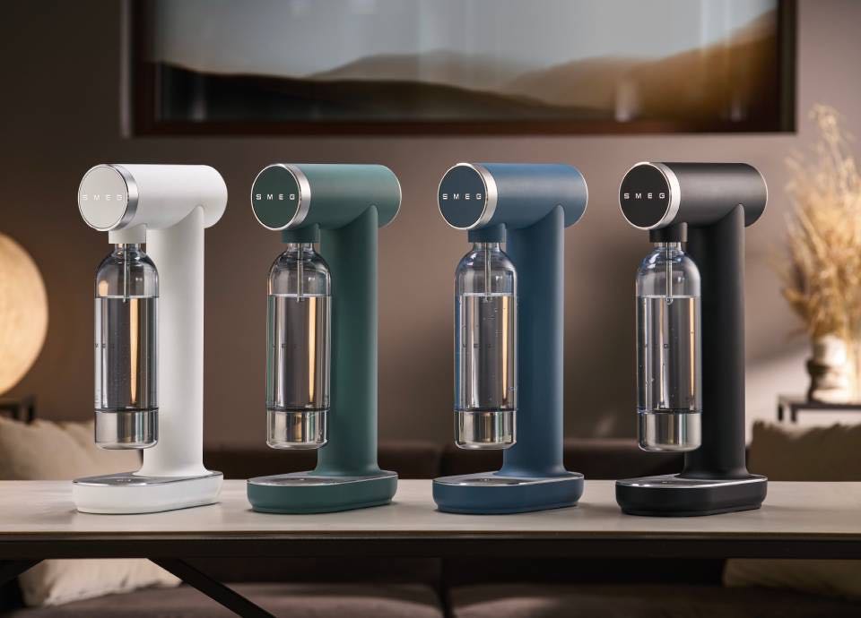 Smeg Soda Maker in Storm w/ Gas Canister