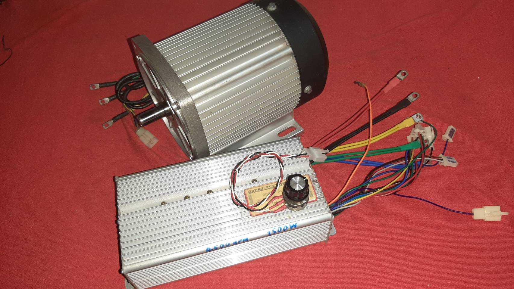 #M840001601200-00090# 1200W 60V 4800รอบ มอเตอร์ บัสเลส 1.6แรงม้า