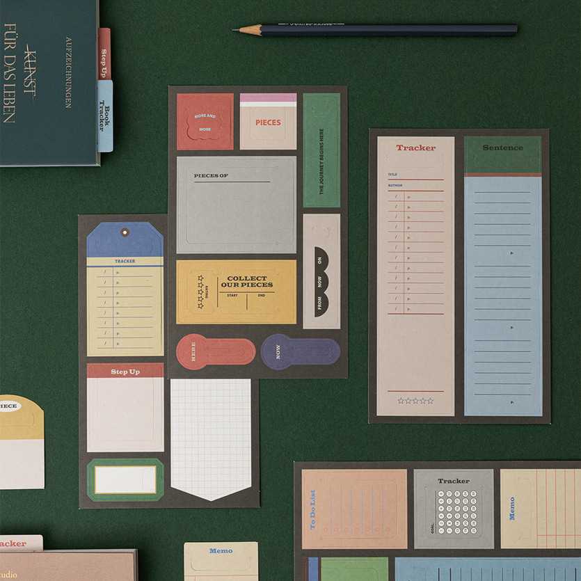 LIFE&PIECES Memo Bookmark ที่คั่นหนังสือเมโม