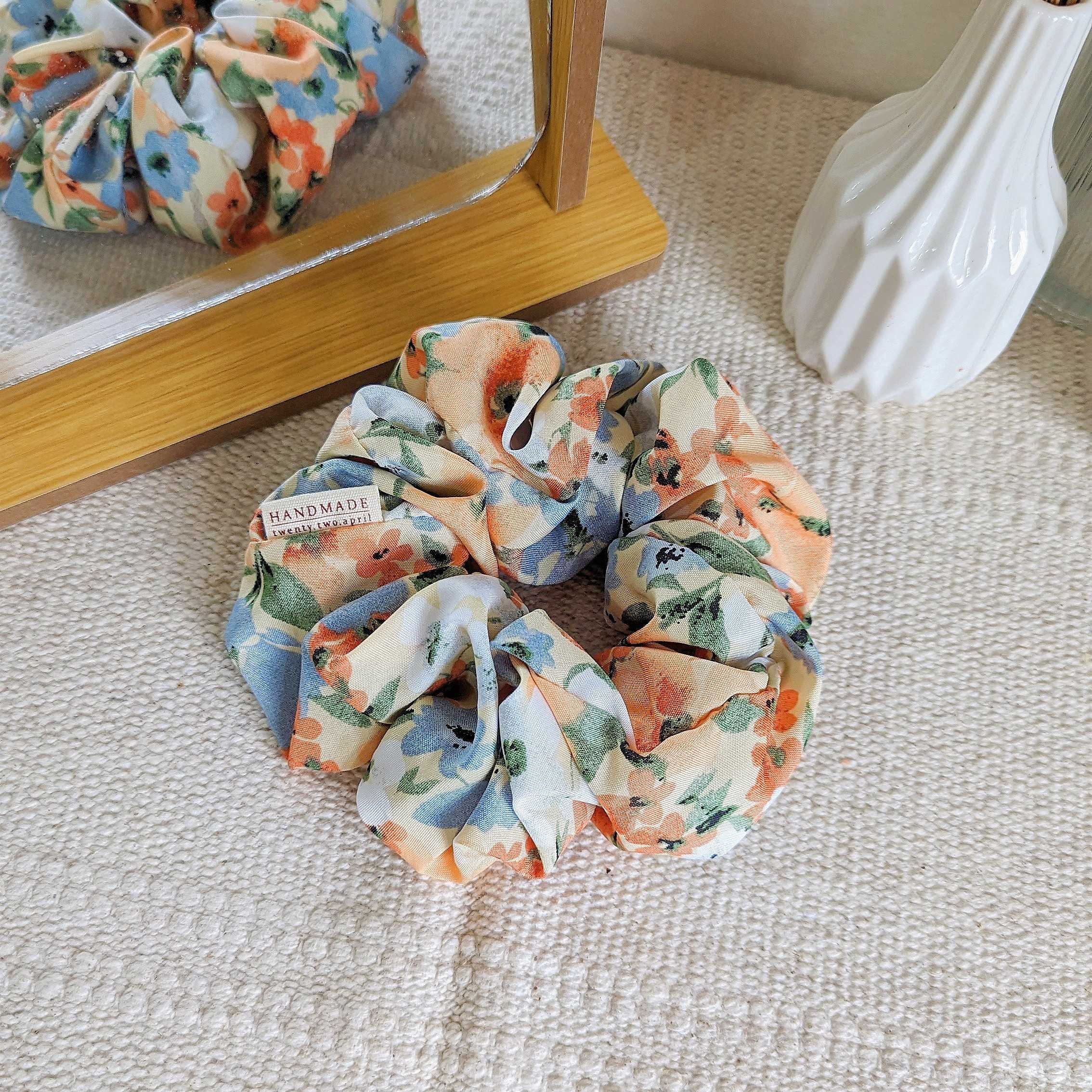Flower Scrunchie ยางมัดผม (No.9)