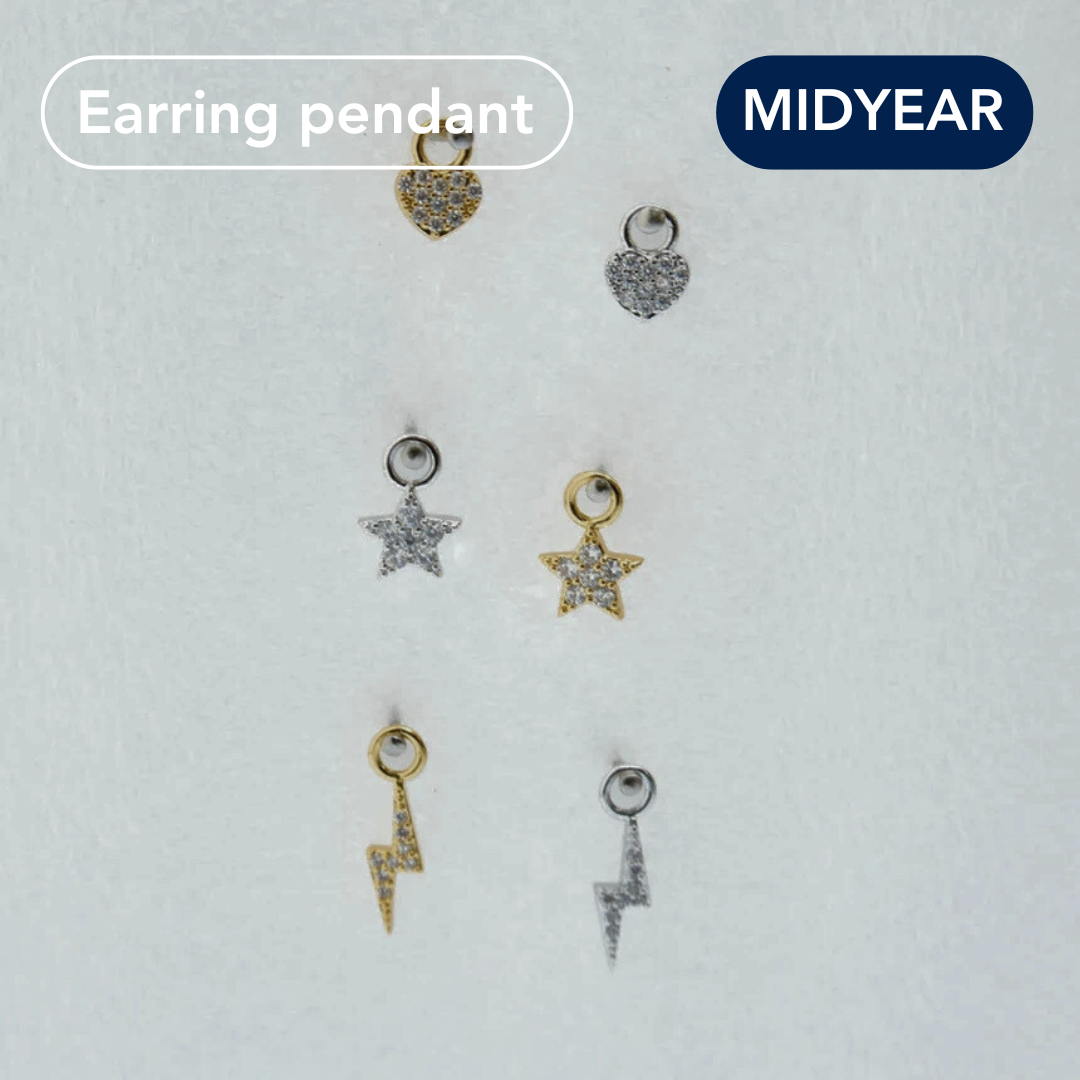 earring pendant เฉพาะจี้ไม่รวม ต่างหู ราคาต่อคู่