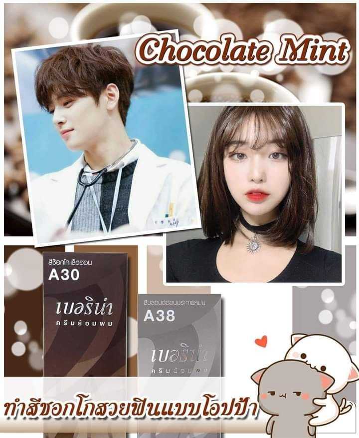สีช็อคโกแลตมิ้นท์ Berina​ A30+A38