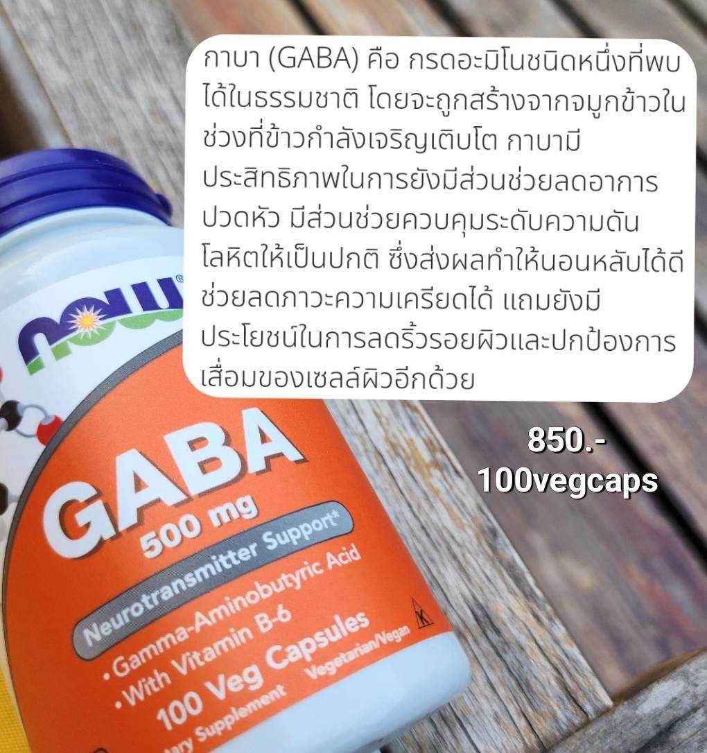 NOW Foods, GABA with Vitamin B-6, 500 mg, 100 Veg Capsules