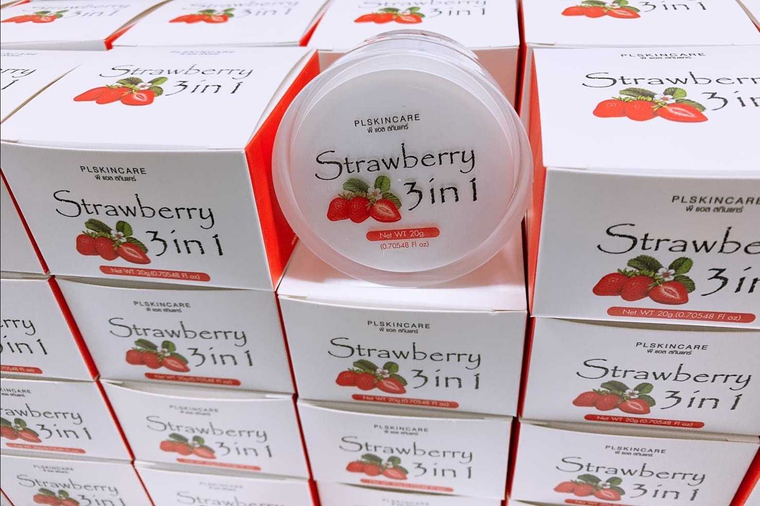 STRAWBERRY3IN1 : สตรอเบอรี่ ทรี อิน วัน (ครีมสตรอบอว์รี่ในตำนาน)