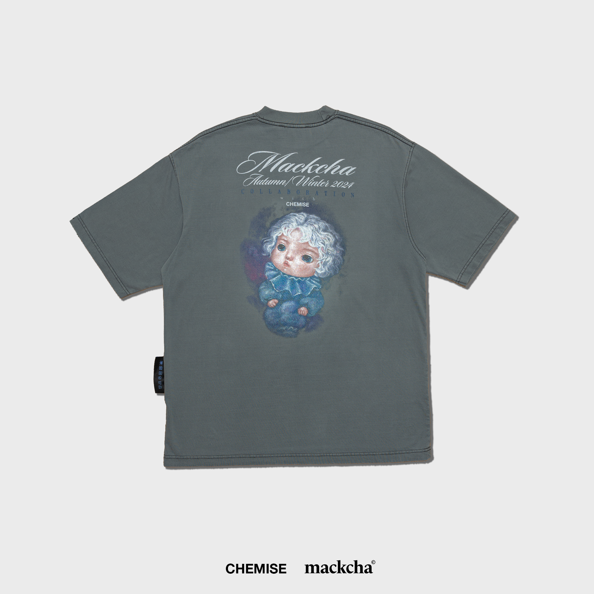 Silence Super Washed Black T-Shirt