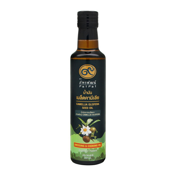 น้ำมันเมล็ดคามีเลีย หรือน้ำมันเมล็ดชา (Camellia Oleifera Seed Oil) 250 มิลลิลิตร