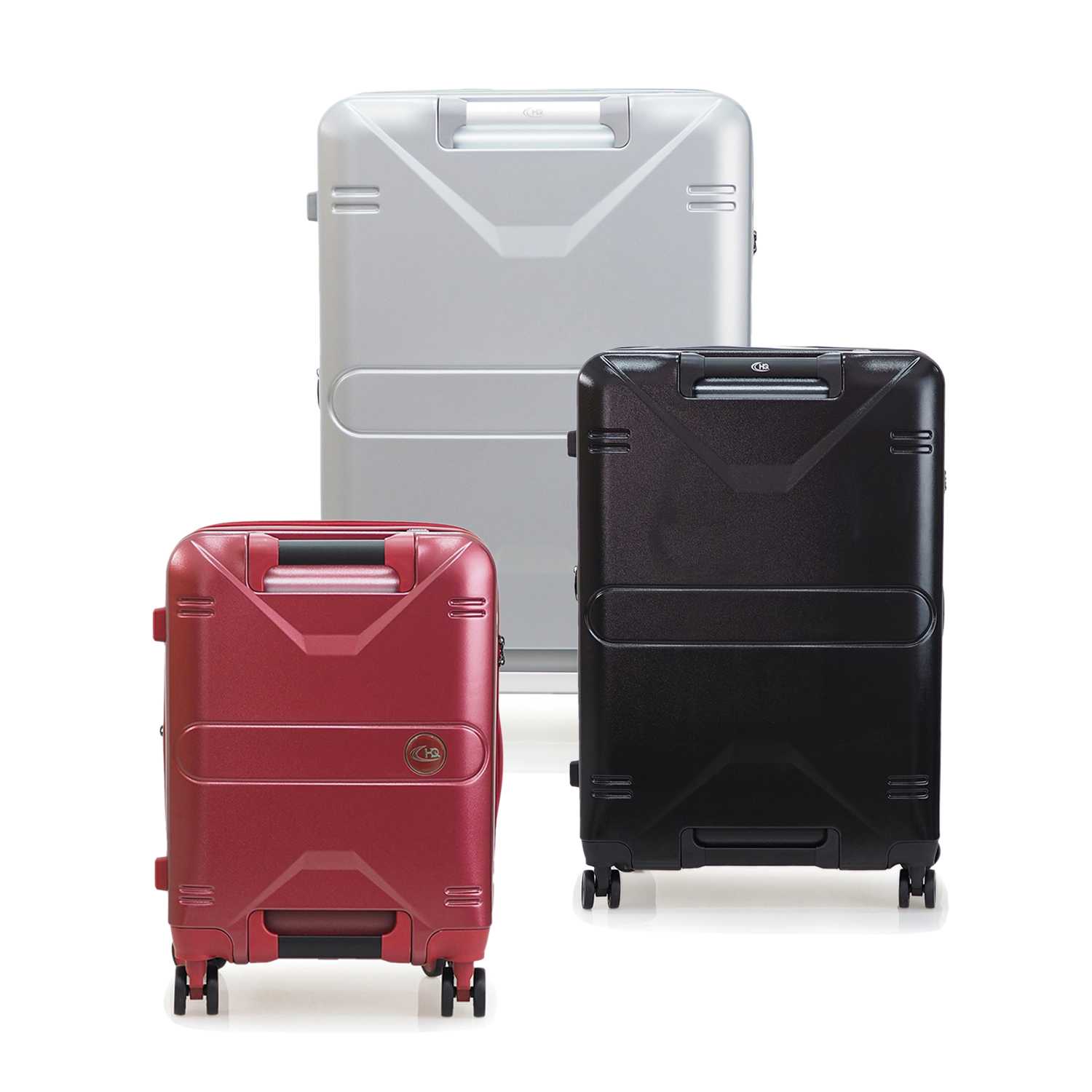 HQ LUGGAGE กระเป๋าเดินทาง ซิปกันเจาะ 4ล้อคู่ ระบบล็อคมาตรฐาน TSA รุ่น 8847