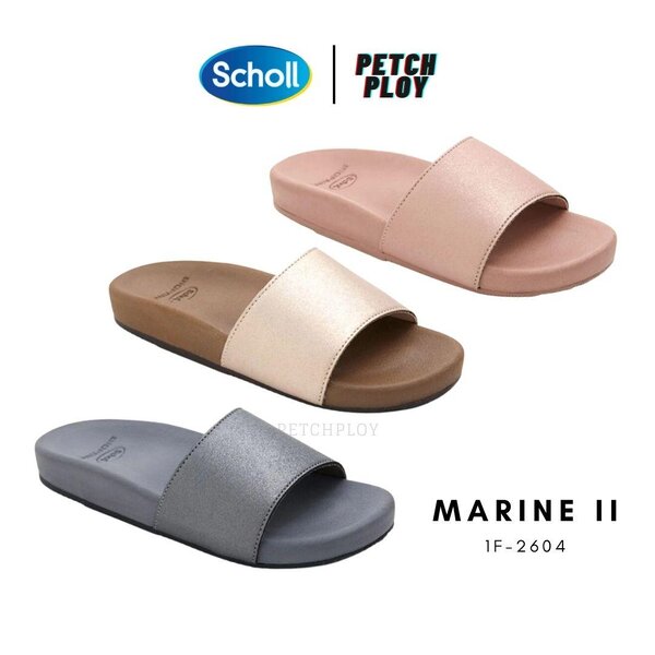 Scholl รุ่น Marine ll 1F-2604 รองเท้าสกอลล์ผู้หญิง Bioprint รองรับข้อเท้าได้อย่างถูกสัดส่วน