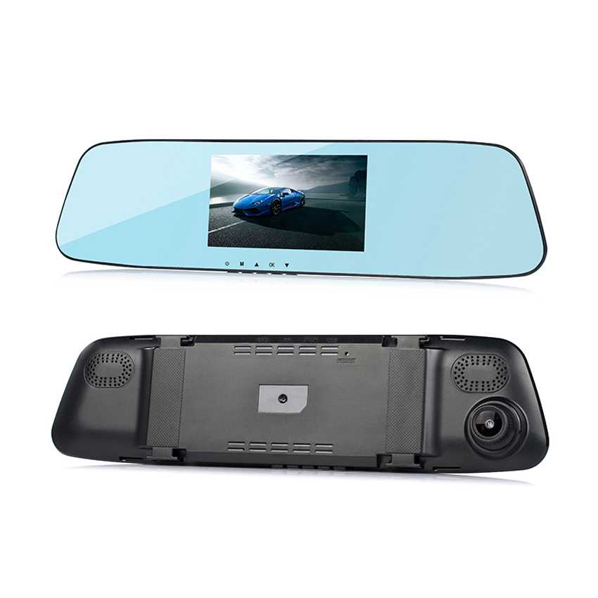 กล้องติดรถ ทรงกระจกมองหลัง touch-screen 4.3นิ้ว full HD