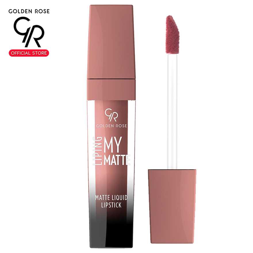 โกลเด้น โรส ลิปปิ้ง มายแมท ลิควิด ลิปสติก 5 มล. สี 03 Golden Rose Liping My Matte 5ml. No.03