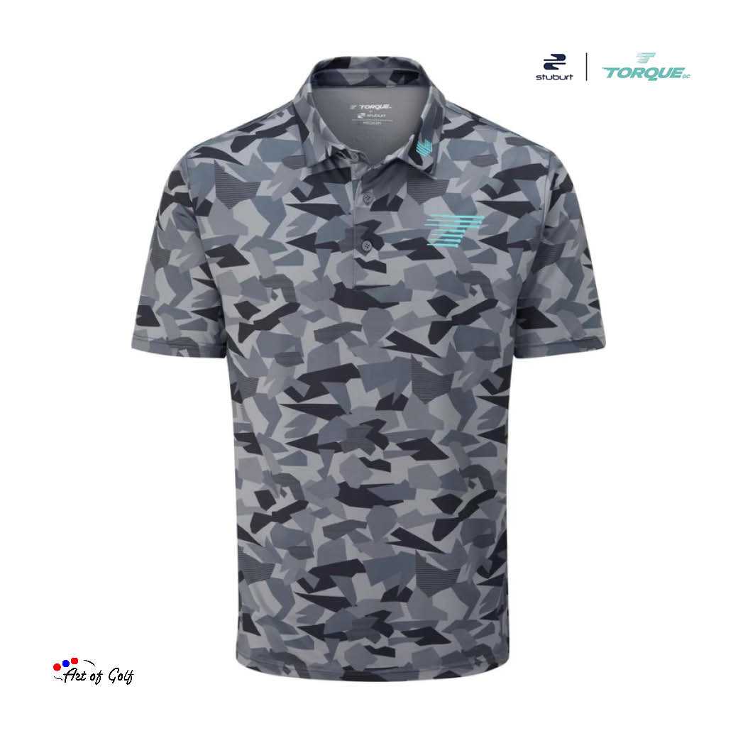 Stuburt x LIV Golf Torque Santiago Polo Shirt (Grey)