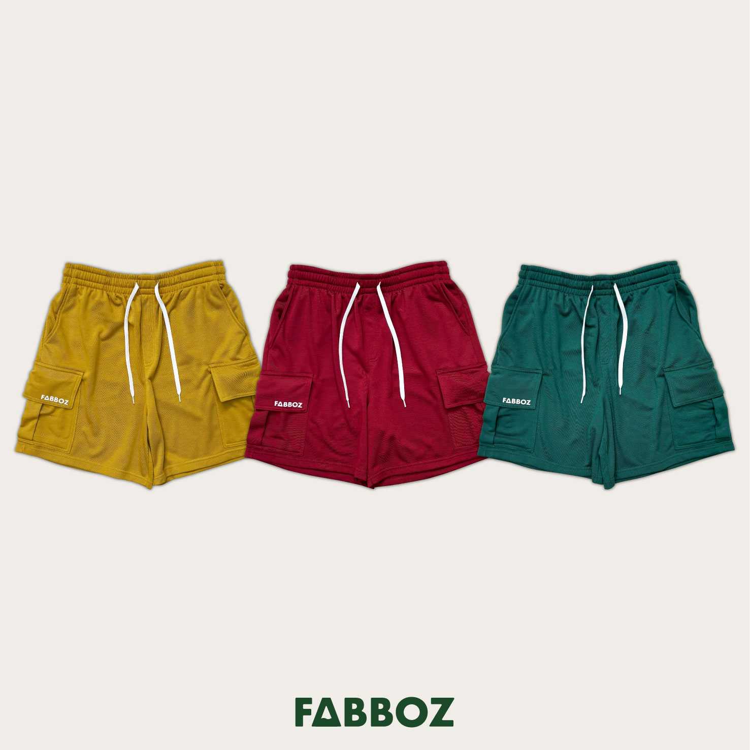 FABBOZ UTILITY CARGO SHORTS