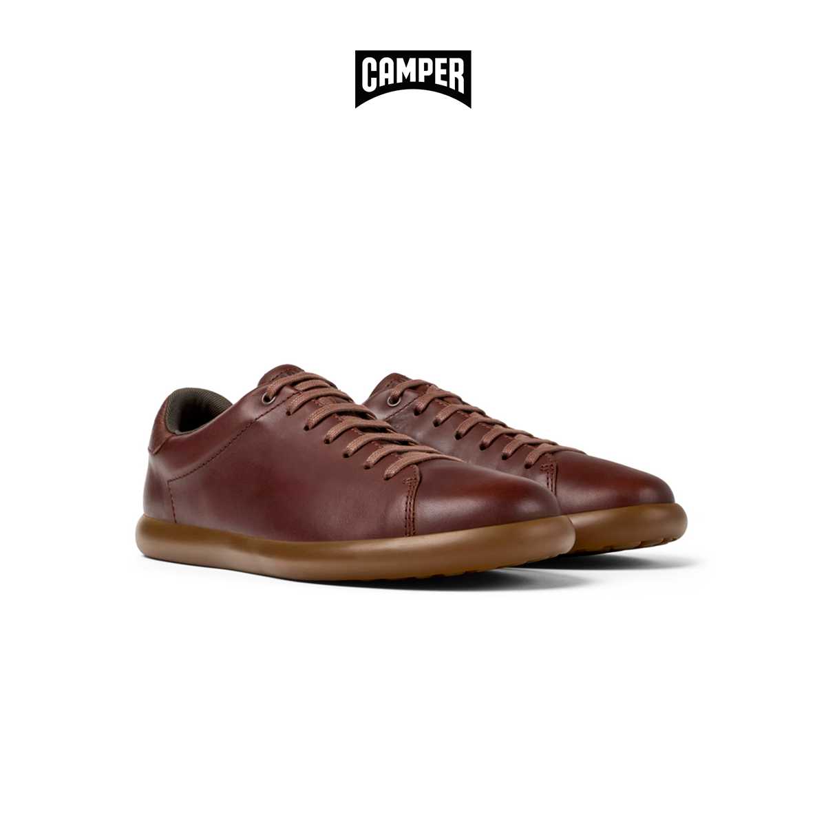 CAMPER รองเท้าผ้าใบ ผู้ชาย รุ่น Pelotas Soller สีน้ำตาล ( SNK -  K101003-004 )