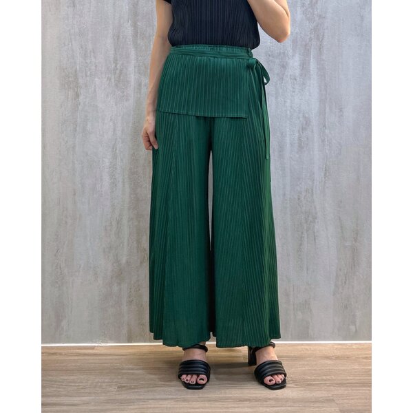 ยาว 38 นิ้ว 2MUAY รุ่น GM7199 กางเกงอัดพลีท WRAP WIDE-LEG PLEATED PANTS 3 สี FREE SIZE