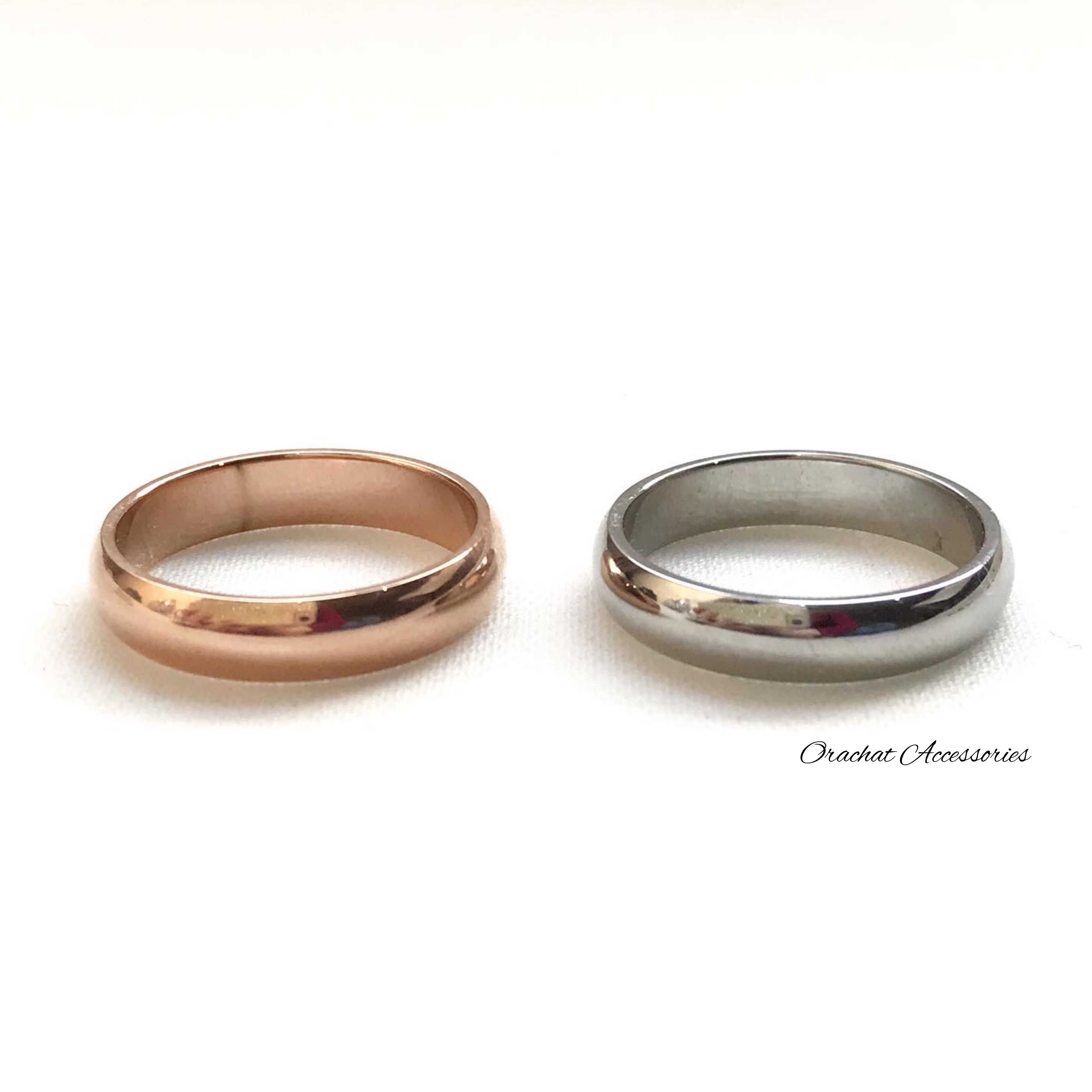 💢Clearance💢 Classy 14k ring. (แหวนเกลี้ยง งานชุบ 14k สแตนเลส ไม่ลอกไม่ดำ  โดนน้ำหอม เจลแอลกอฮอได้)