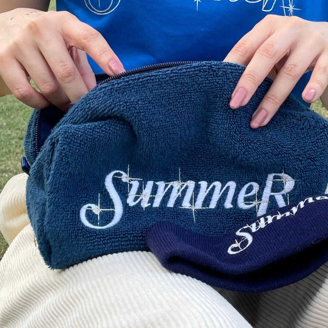 Summer Flash Blue Toiletry Bag