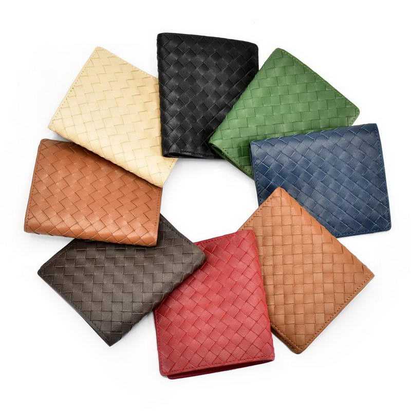 super slim wallet intrecciato