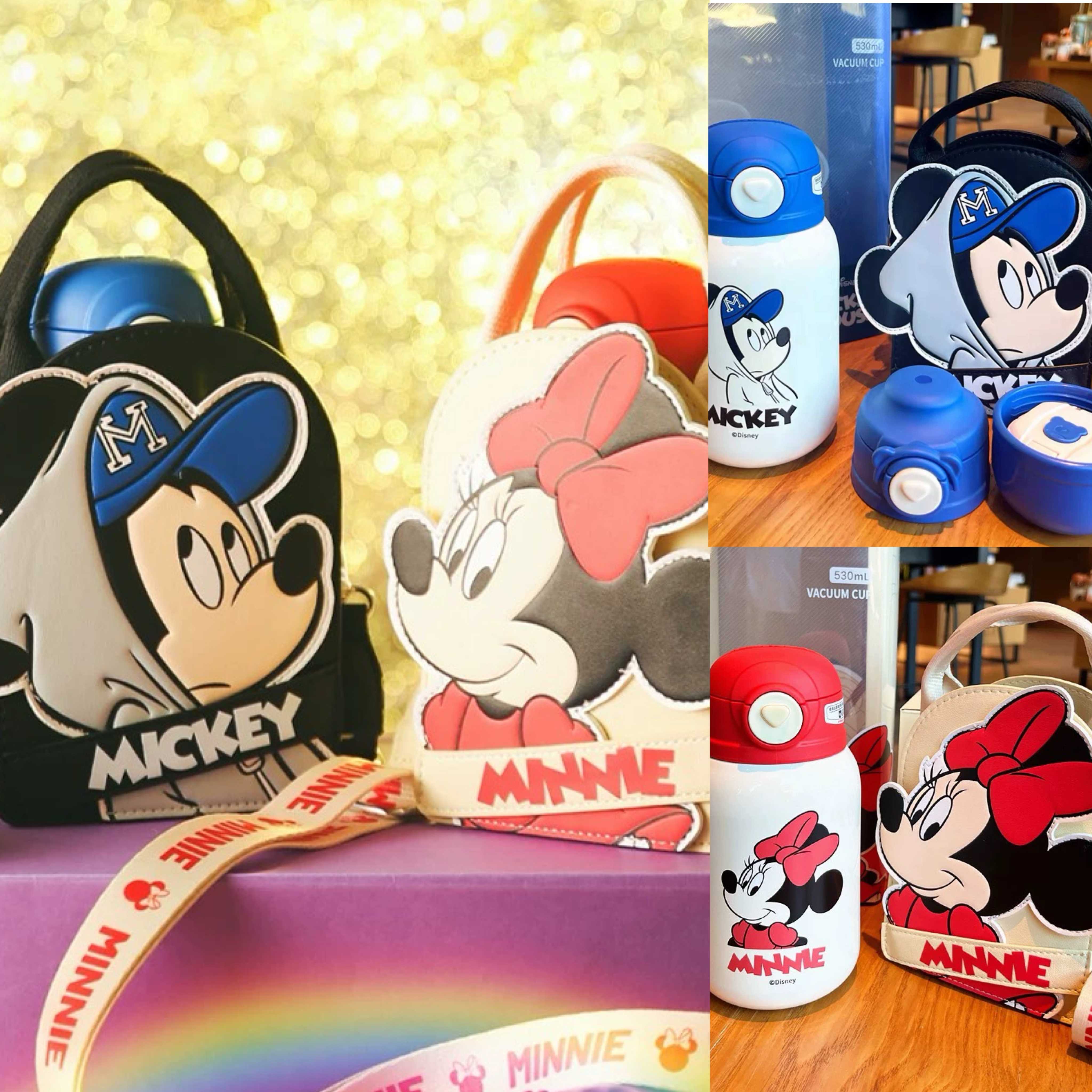 Preorder12-15วัน -(ลิขสิทธิ์แท้) Disney เก็บร้อนเย็น พร้อมกระเป๋า /ขนาด530ml