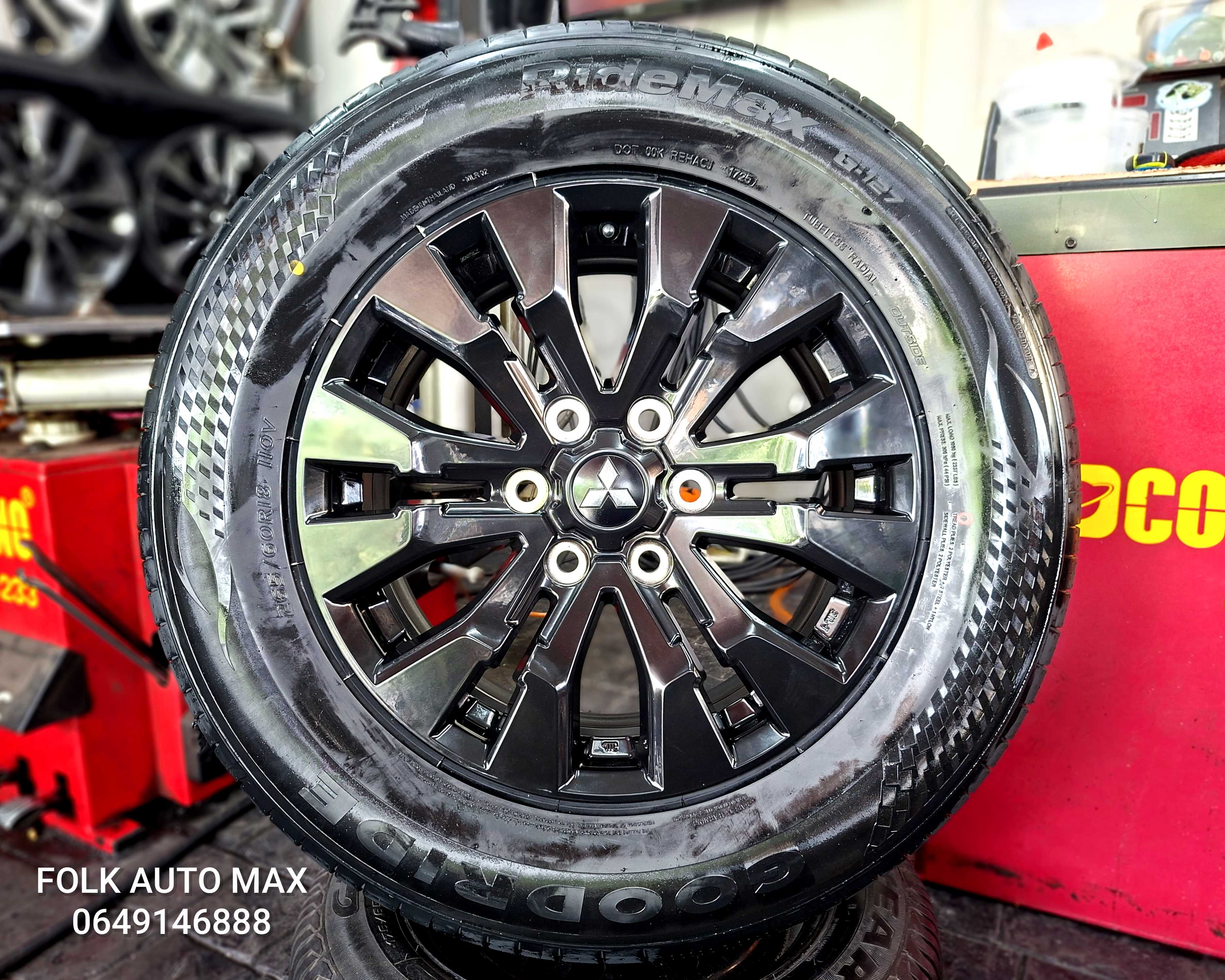 ปี 25 ล้อ Pajero Triton ขอบ 18 สภาพสวยไม่มีรอย พร้อมยางใหม่ Goodride ปี25 503467 91235668