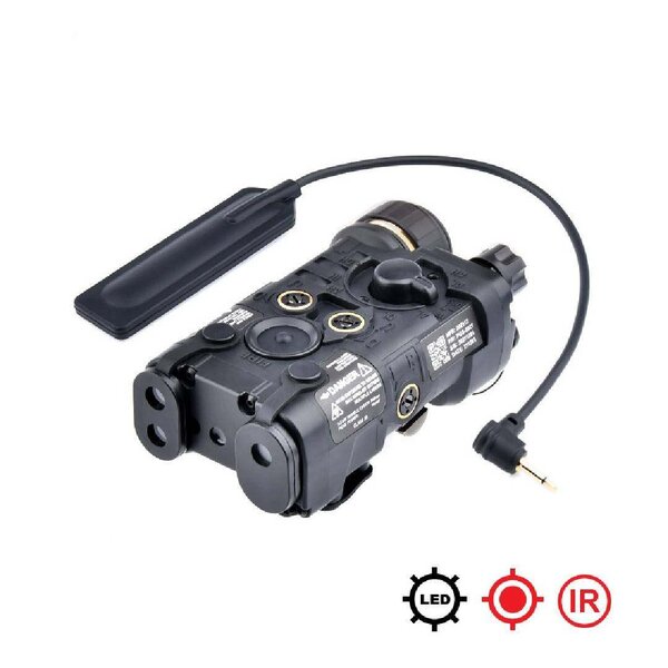 กล่องไฟฉาย เลเซอร์แดง IR L3 NGAL บอดี้ ไนล่อน พร้อมสวิทช์หางหนู ( WD06043 )