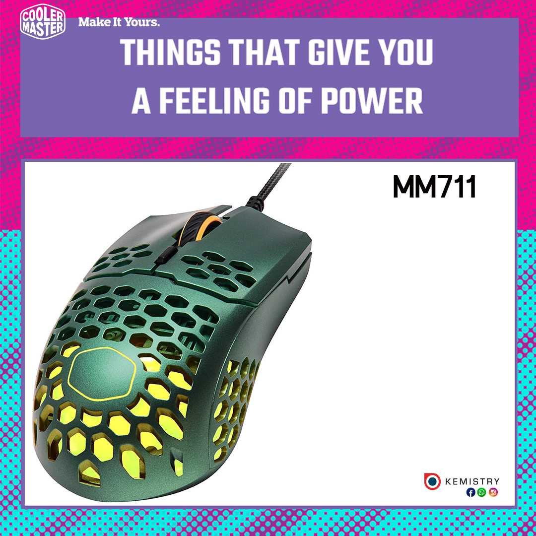 Mouse l Cooler Master MM711 [Olive Green]