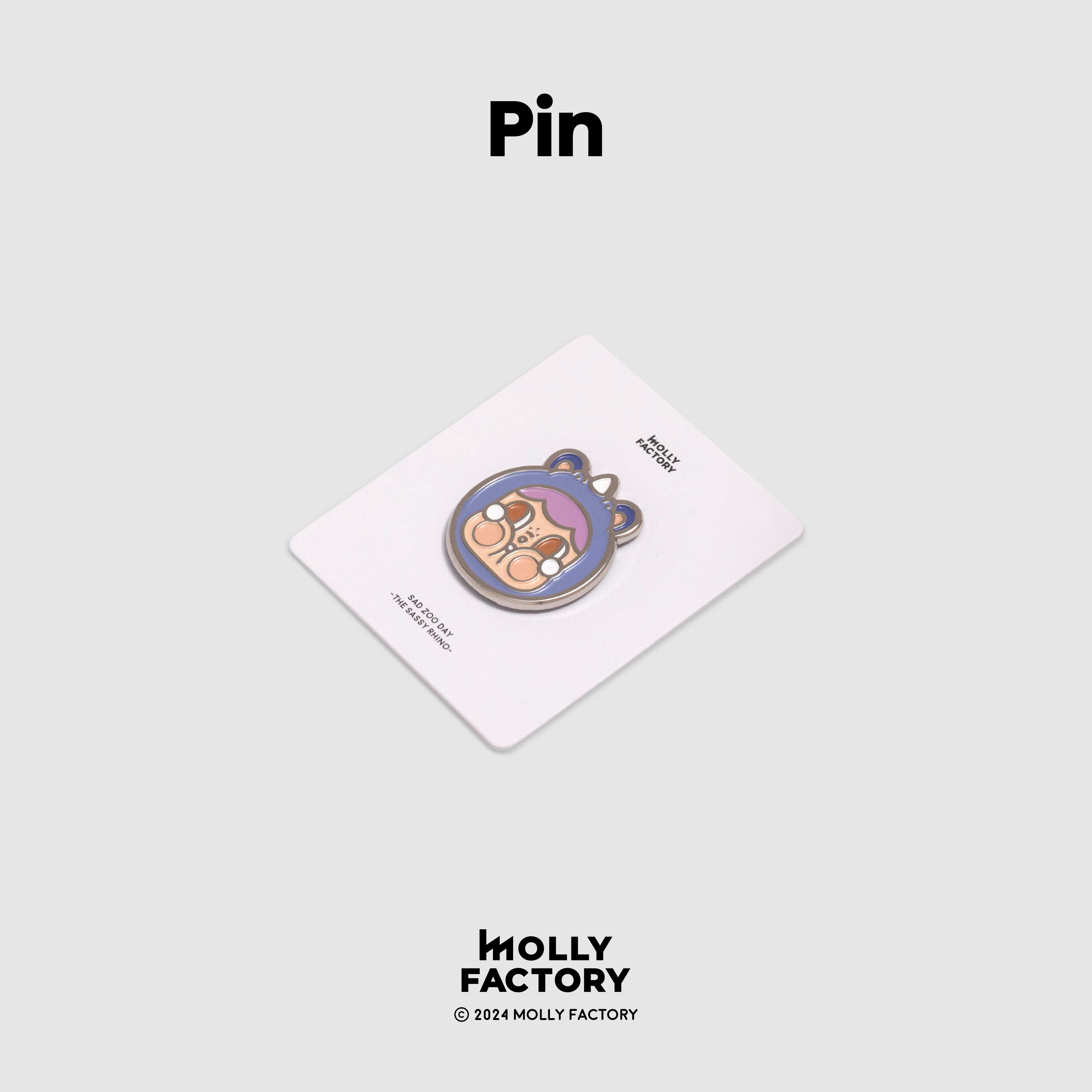 41-The Sassy Rhino Pin