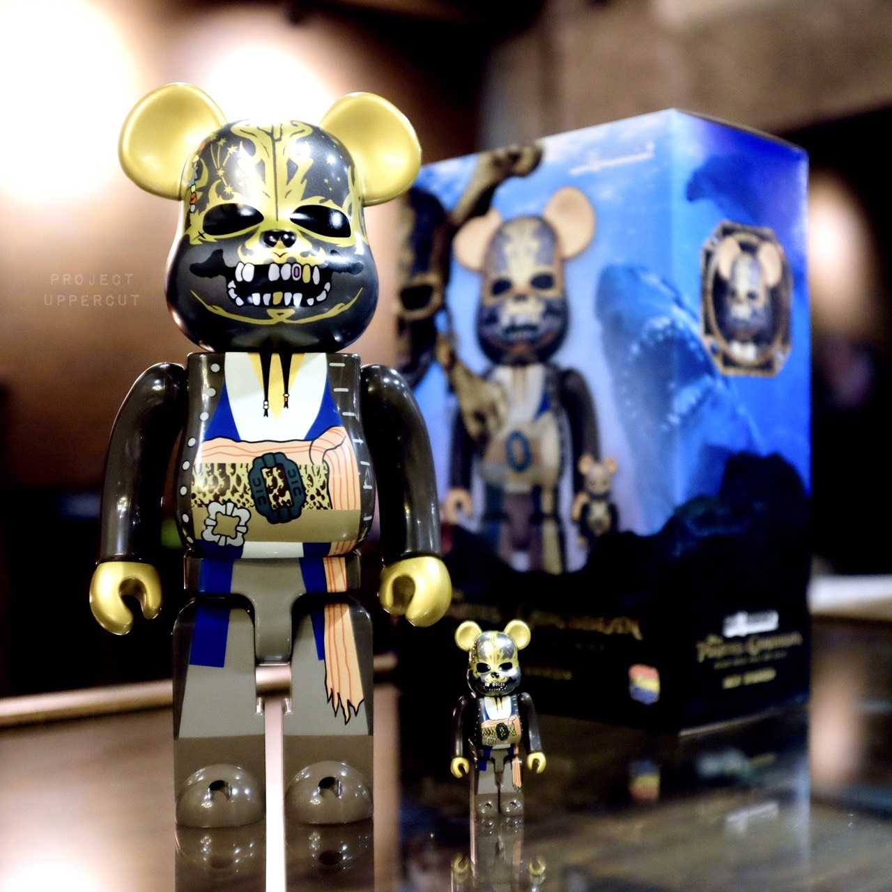 BE@RBRICK 400%+100% PIRATES OF THE CARIBBEAN - Jack Sparrow (Dead Men Tell No Tales Version) [New]