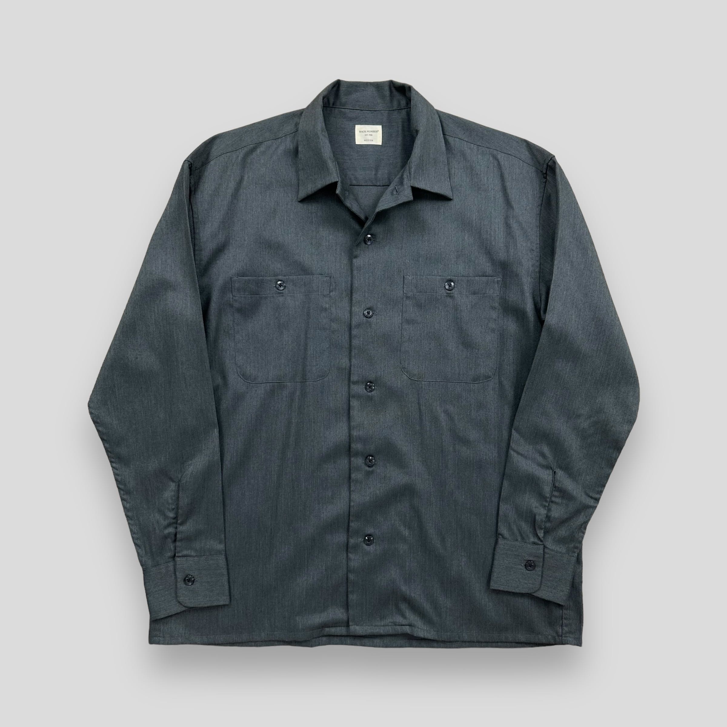 BLACK NUMBER TWO POCKET SHIRT 