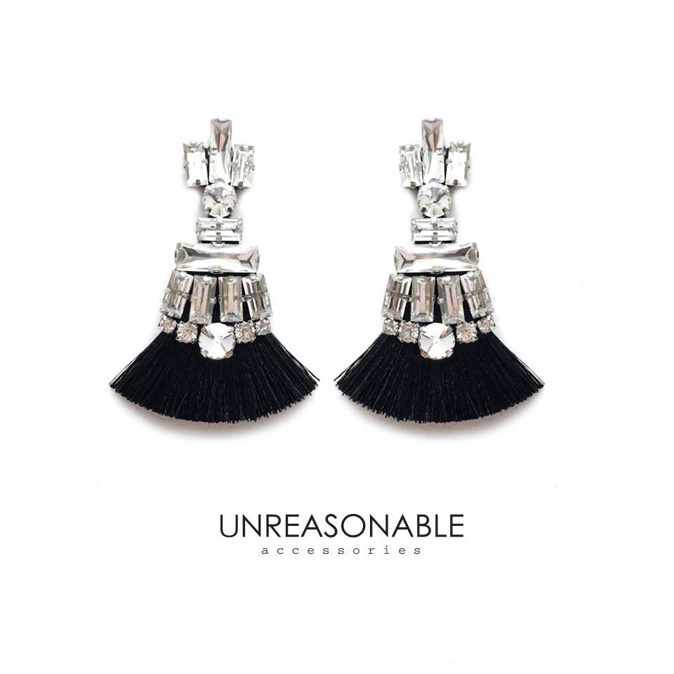 ต่างหูพู่ Tassel Earrings : UA0478-01