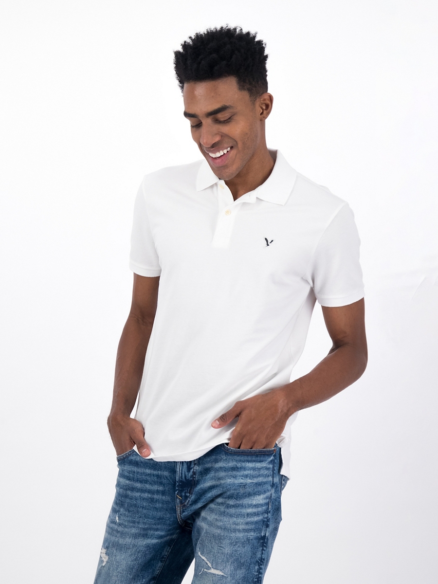 เสื้อยืด ผู้ชาย P - STANDARD FIT COTTON/FLEX POLO -INTL ( 017-9148-100 )